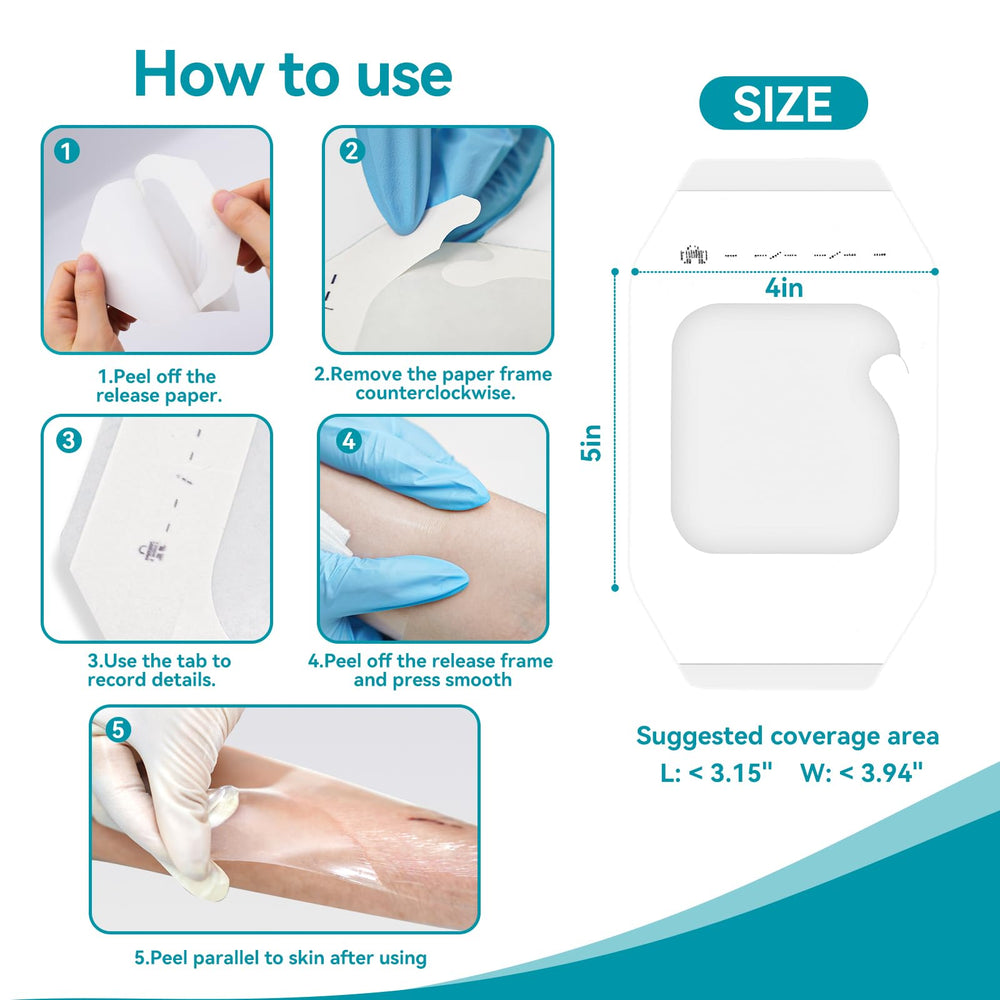 Dimora dressing applied to elbow demonstrating movement-friendly protection