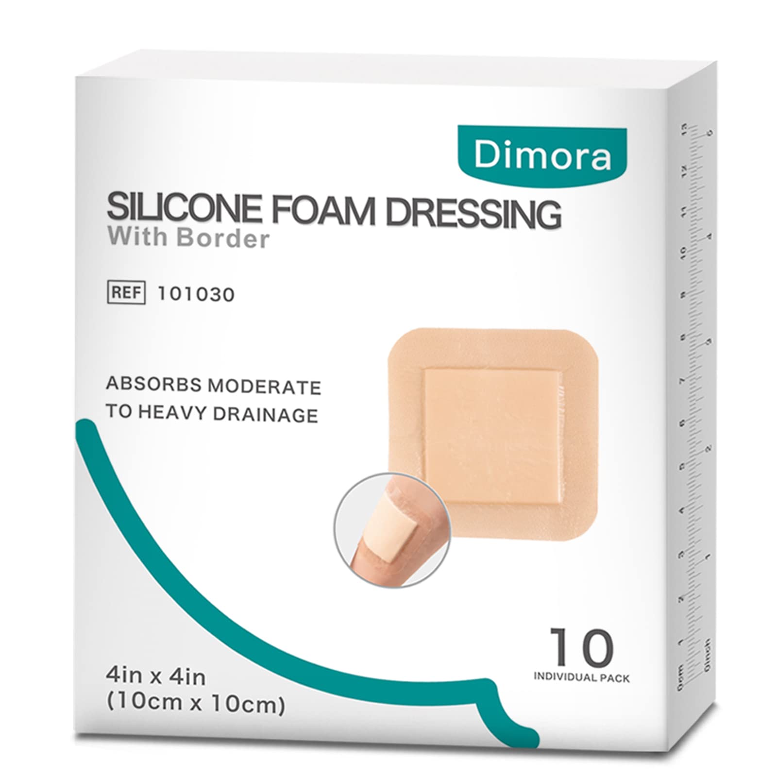 Dimora front packaging showing product name and 10-pack for easy identification and storage