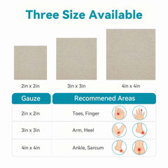 Dimora pad edge and thickness display for comfortable wound contact