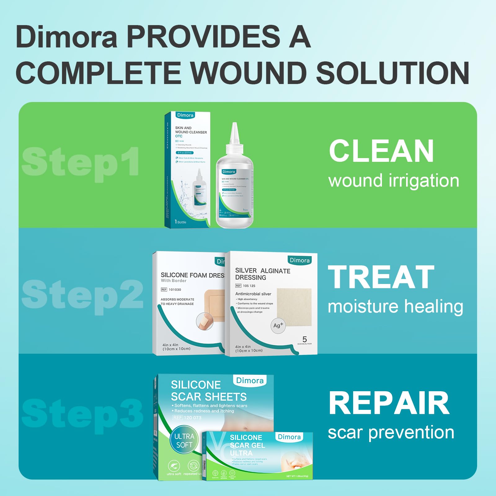 Dimora next to a hand for scale illustrating compact 8oz size and portability