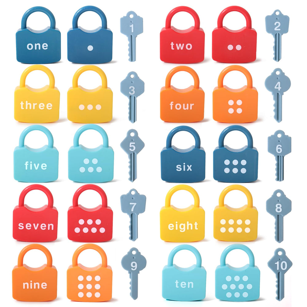 Dinhon closeup of keys highlighting smooth edges and easy-grip texture for toddlers