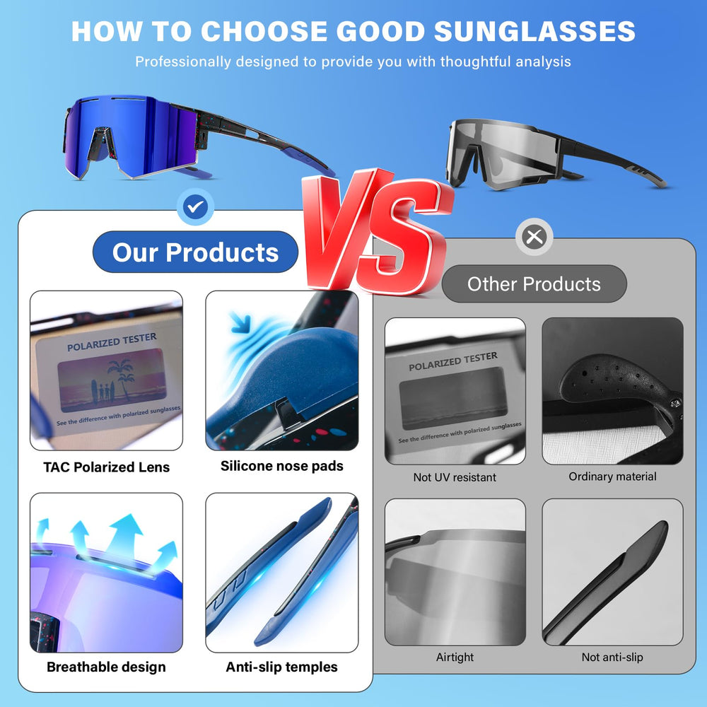 DioKiw close-up of polarized lens reducing glare for clearer vision