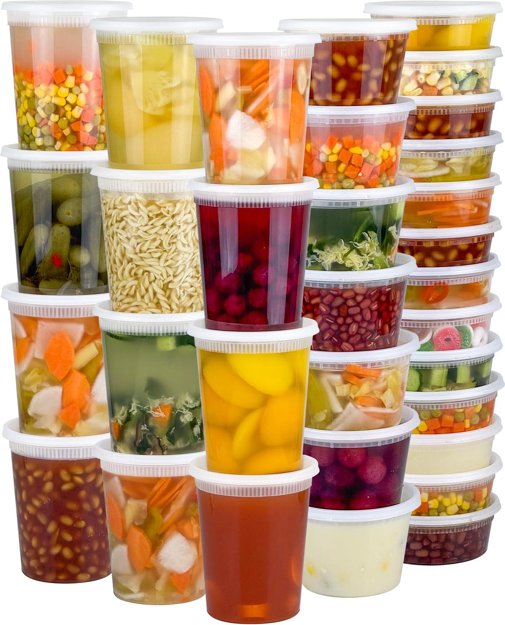 Dipoo front packaging showing 120-piece deli containers and lids for bulk meal prep