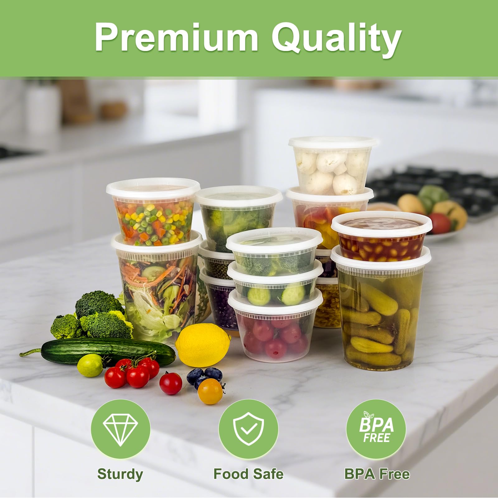Dipoo three sizes lined up 32 oz 16 oz 8 oz for portioning and meal planning
