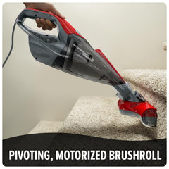 Dirt Devil Scorpion Plus crevice nozzle close-up highlighting tool versatility and precise reach