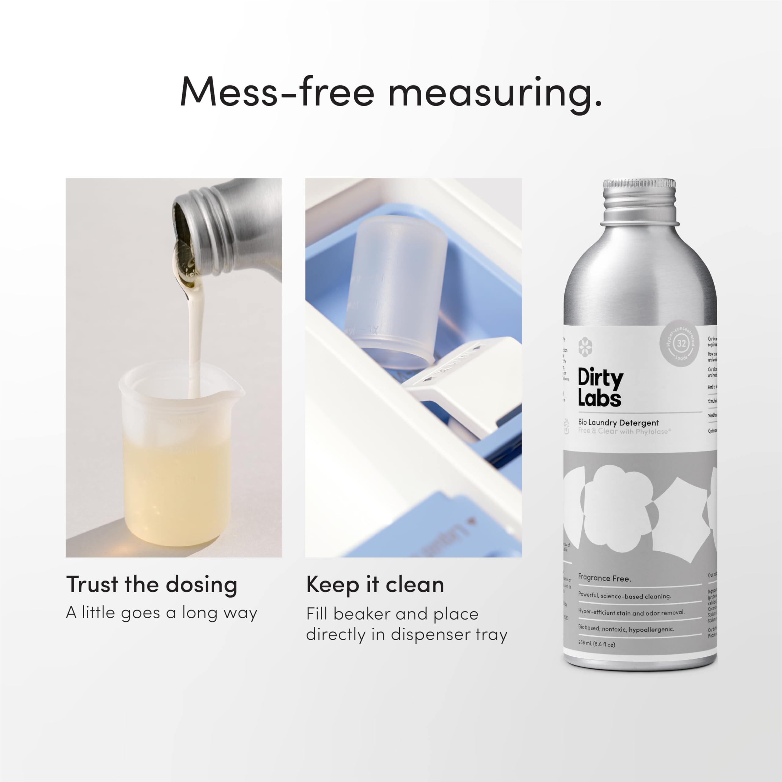 Dirty Labs in a modern laundry room illustrating eco-friendly convenient benefit