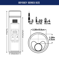DISONCARE Odyssey digital display closeup showing touchscreen temperature readout benefit