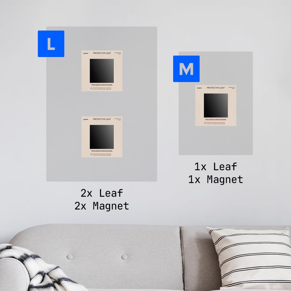 Displate hand swapping poster magnetically illustrating tool-free changeover