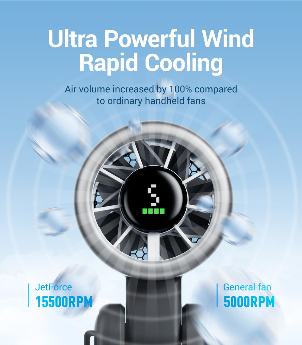 Diveblues close-up of five-blade rotor highlighting powerful airflow efficiency