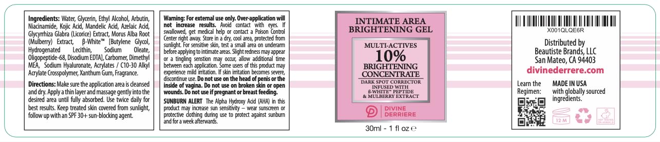 Divine Derriere before and after example showing improved even-tone