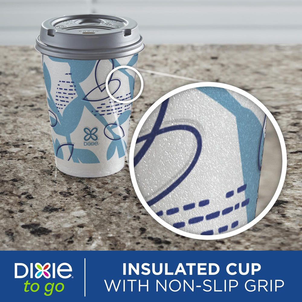 Dixie cup with steam rising illustrating temperature retention benefit