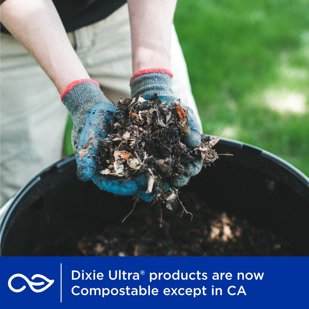 Dixie Ultra plate resisting sauce soak to keep hands clean
