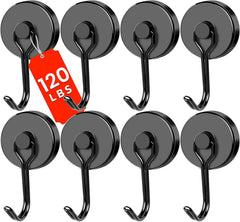 DIYMAG front packaging showing eight magnetic hooks and benefits