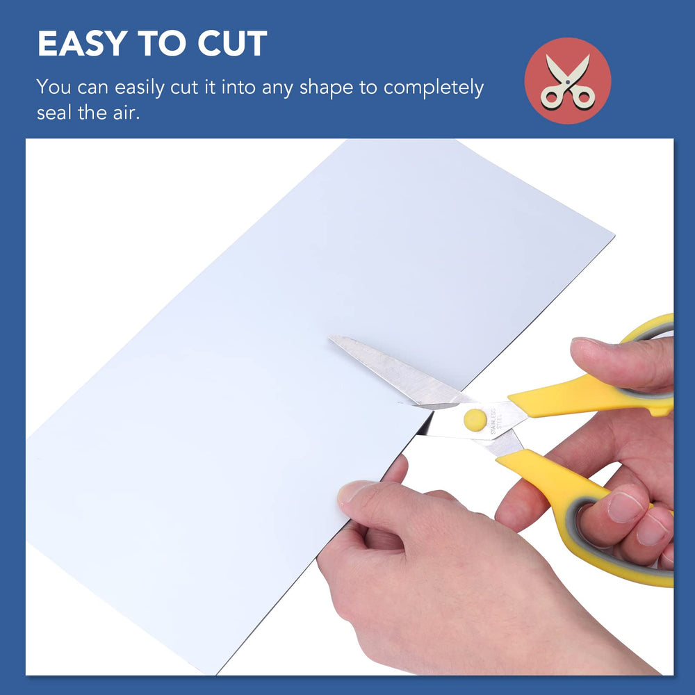 DIYMAG trimmed panel fitted to a custom-shaped register showing easy customization benefit