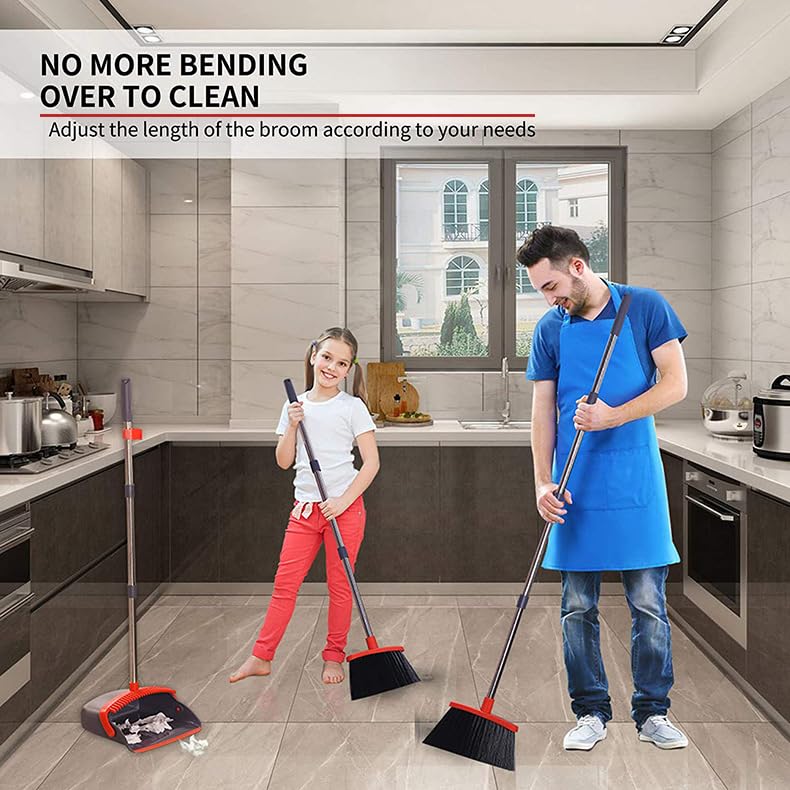 DJDTDTY sweeping hardwood floor showing effective debris pickup