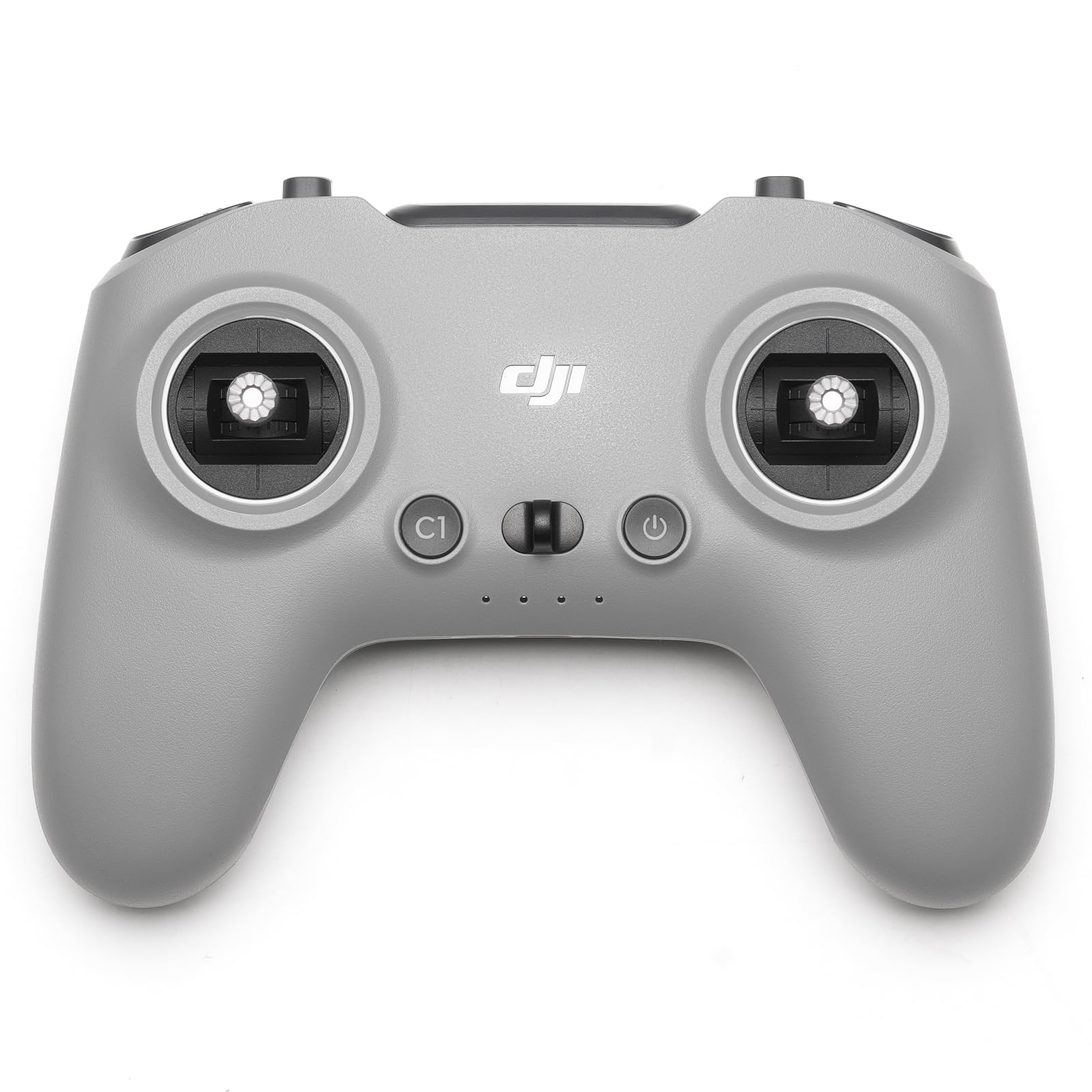DJI Remote Controller 3 close-up of extended control sticks for improved input accuracy