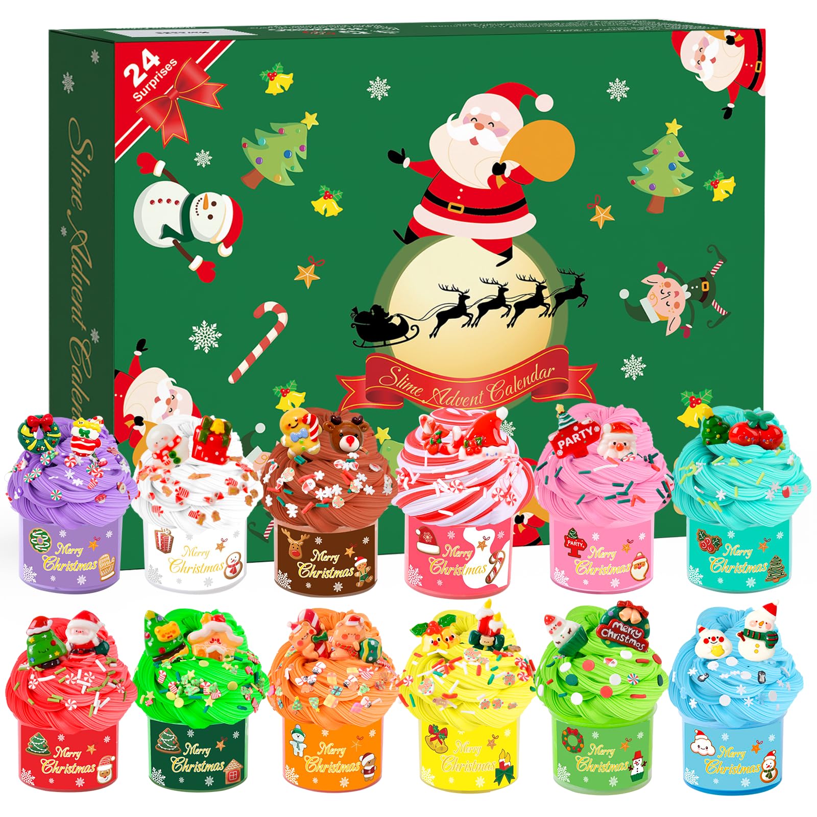 Dketlu front packaging showing 24-grid calendar boosting holiday excitement