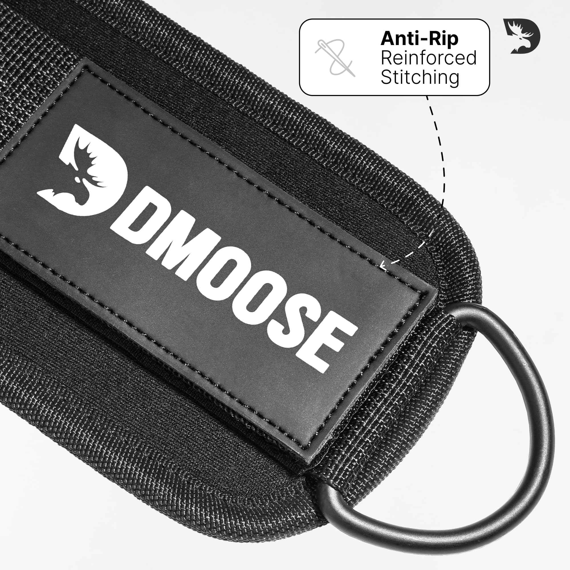 DMoose strap used for hip abduction showing targeted lower-body activation