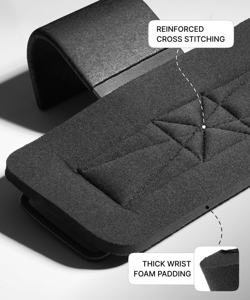 DMoose Fitness hooks used for pull-ups showing reduced grip fatigue