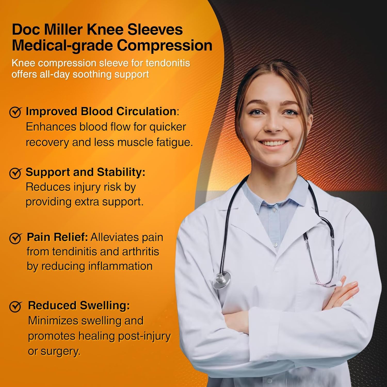 Doc Miller size comparison chart illustrating available S to 5XL options