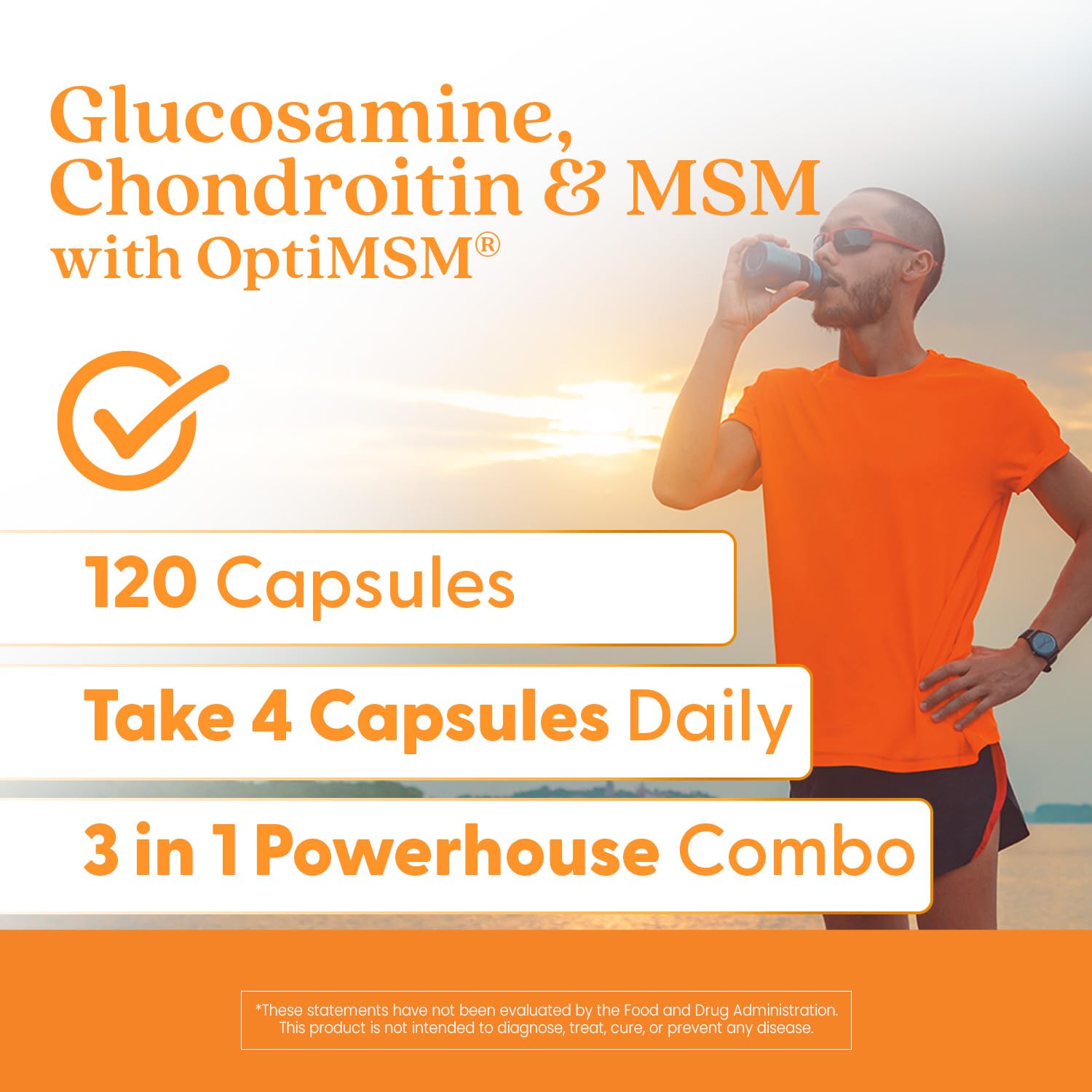 Doctor's BEST ingredients display with glucosamine chondroitin and MSM