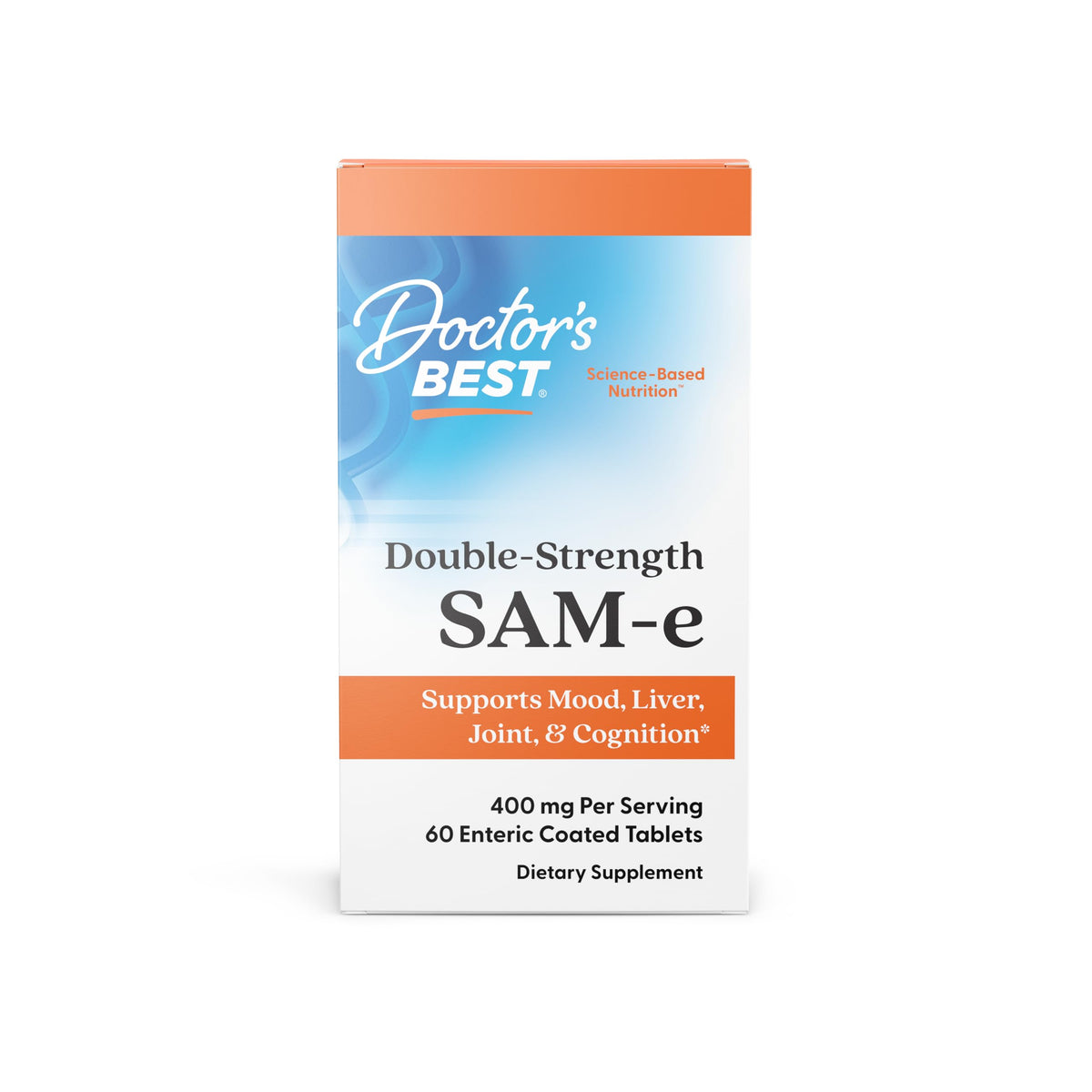 Doctor's BEST front label showing product benefits and potency for clear choice