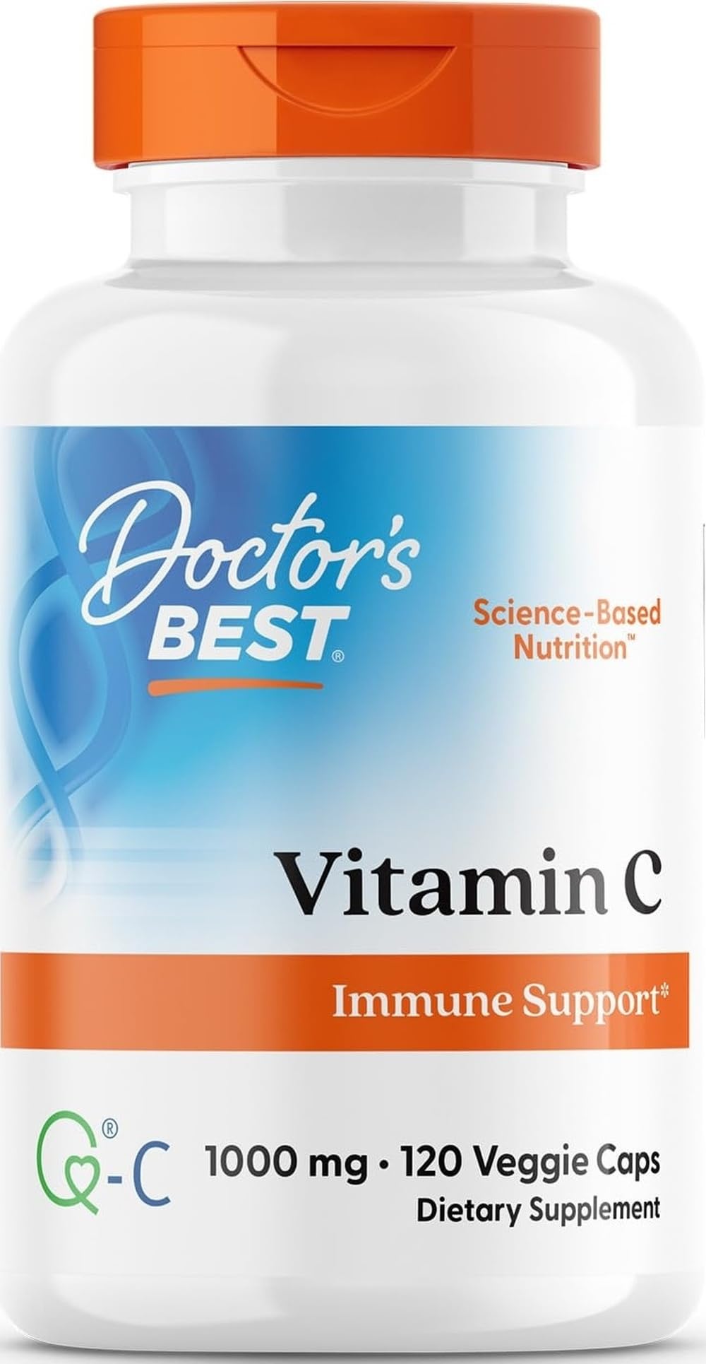 Doctor's BEST front bottle view showing label and 120 veg caps for clear identification