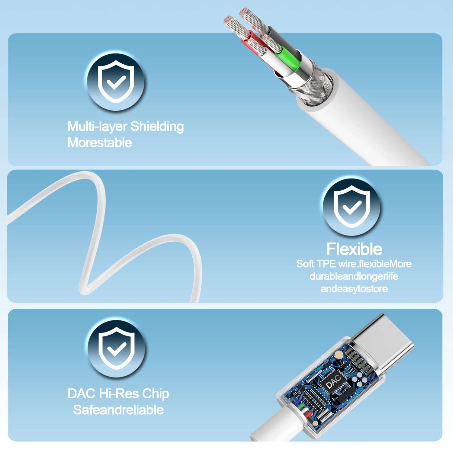 Docutca earbud close-up showing ergonomic tip for comfortable fit