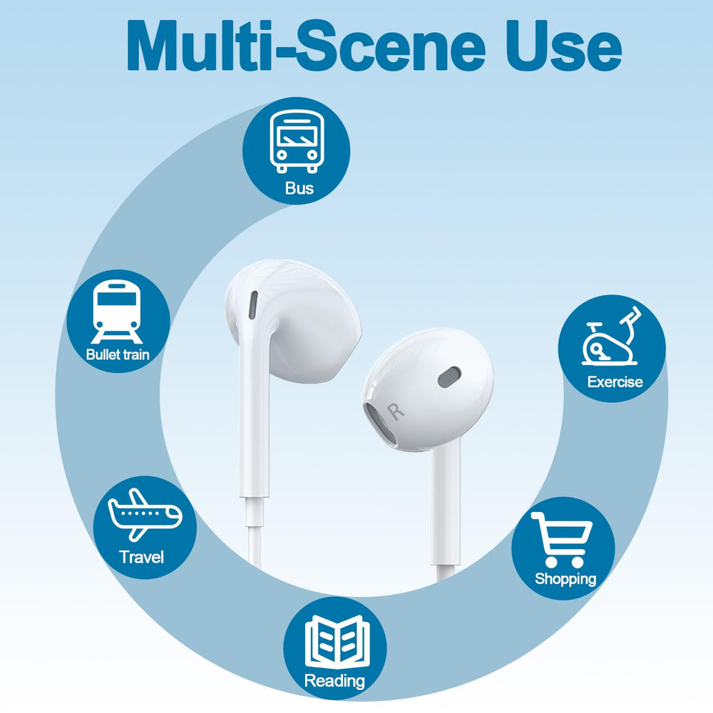 Docutca magnetic earbuds snapped together for tangle-free storage
