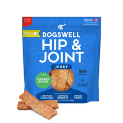 DOGSWELL front pouch showing product and benefits