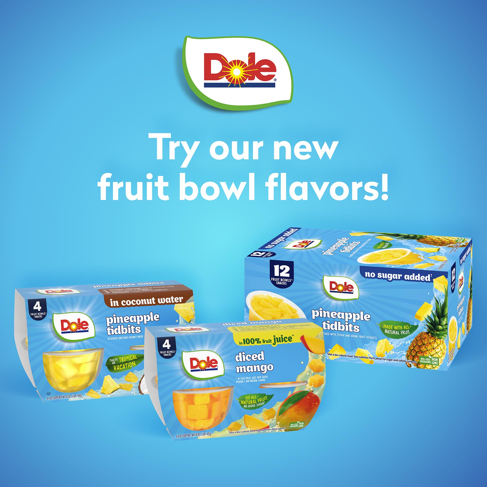 Dole cup inside a lunchbox showing easy portable snack benefit