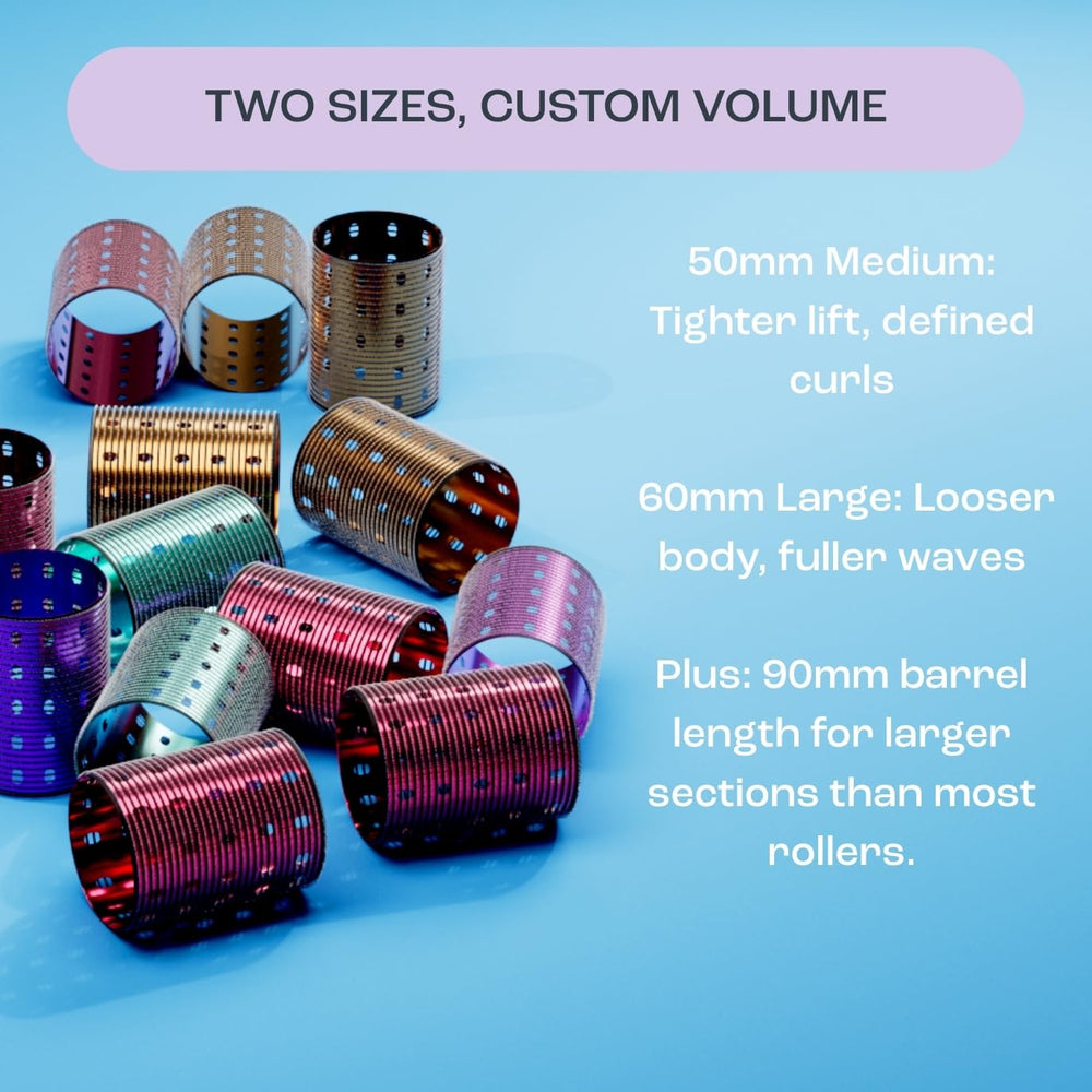 Dom Dom secure clips with rollers displayed for reliable hold