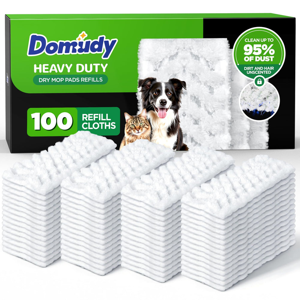 Domudy front packaging 100-count box showing quantity and compatibility for quick value
