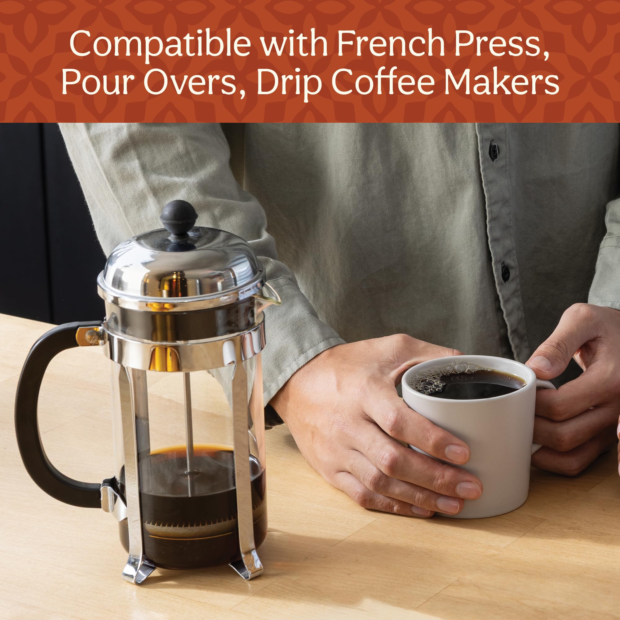 Don Francisco's close-up of ground texture illustrating even grind for balanced extraction