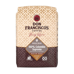 Don Francisco's front packaging 20 oz bag showing freshness and convenience