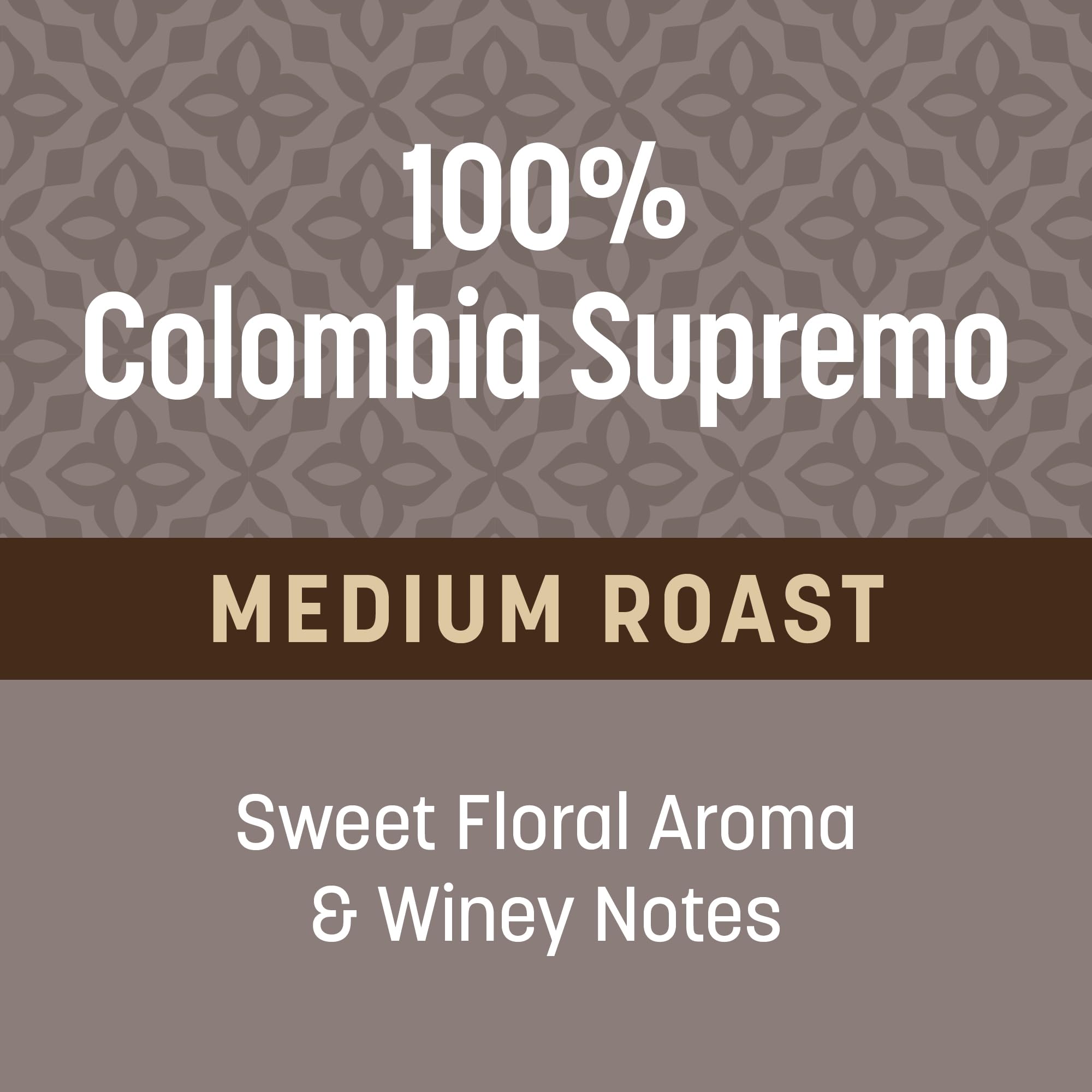 Don Francisco's whole beans close-up showing rich texture and roast clarity