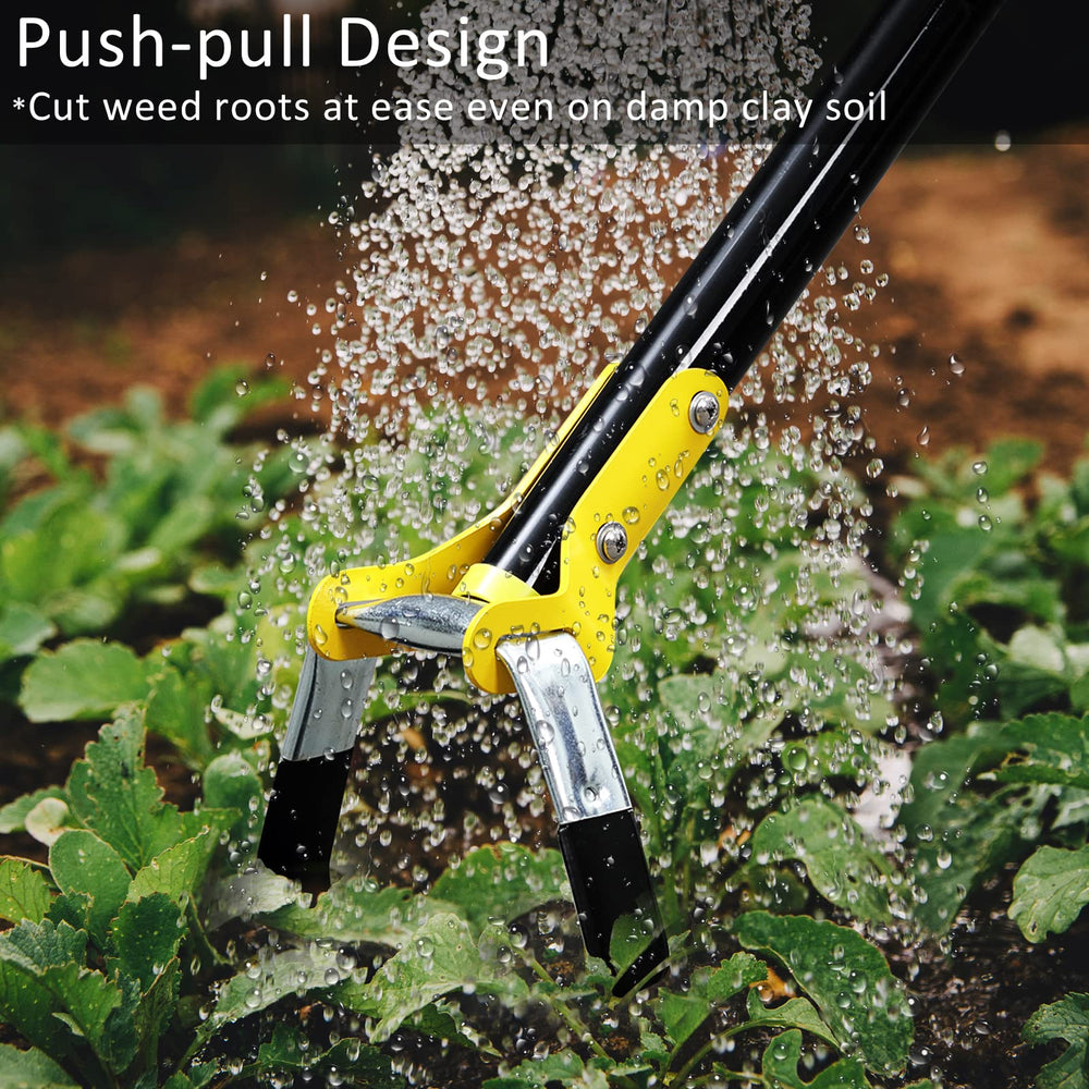 DonSail close-up of stirrup blade highlights hardened steel for efficient root cutting