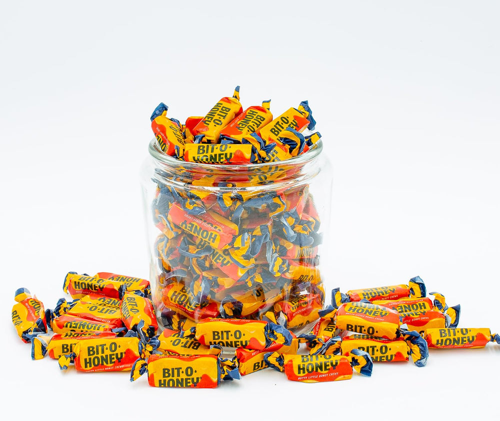 Donty-Tonty individually wrapped pieces spread for easy grabbing