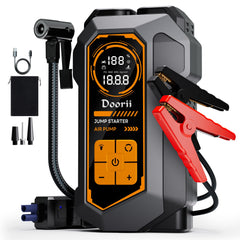 Doorii front view showing unit design and labels, helps identify controls
