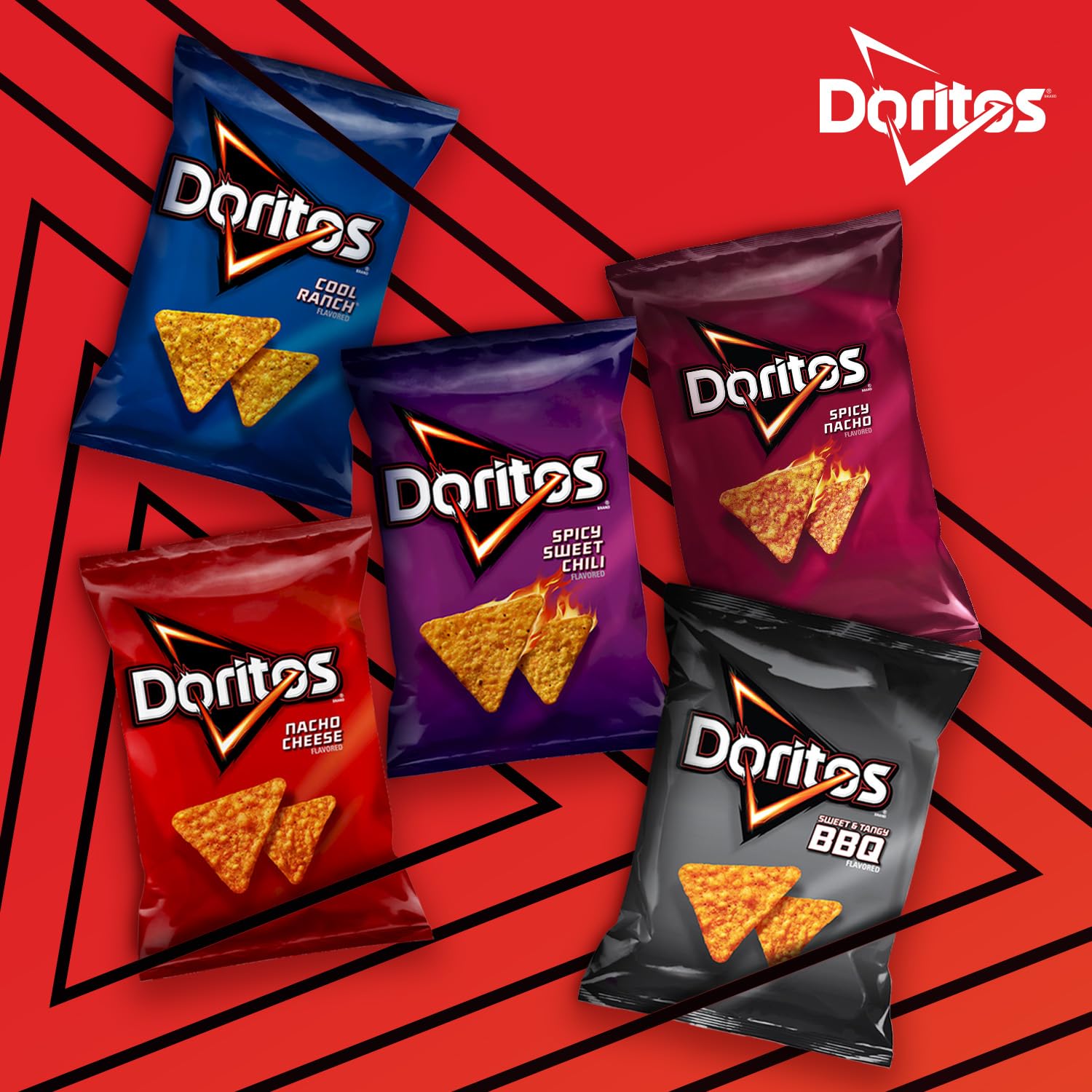 Doritos on a party snack table offering crowd-pleasing convenience