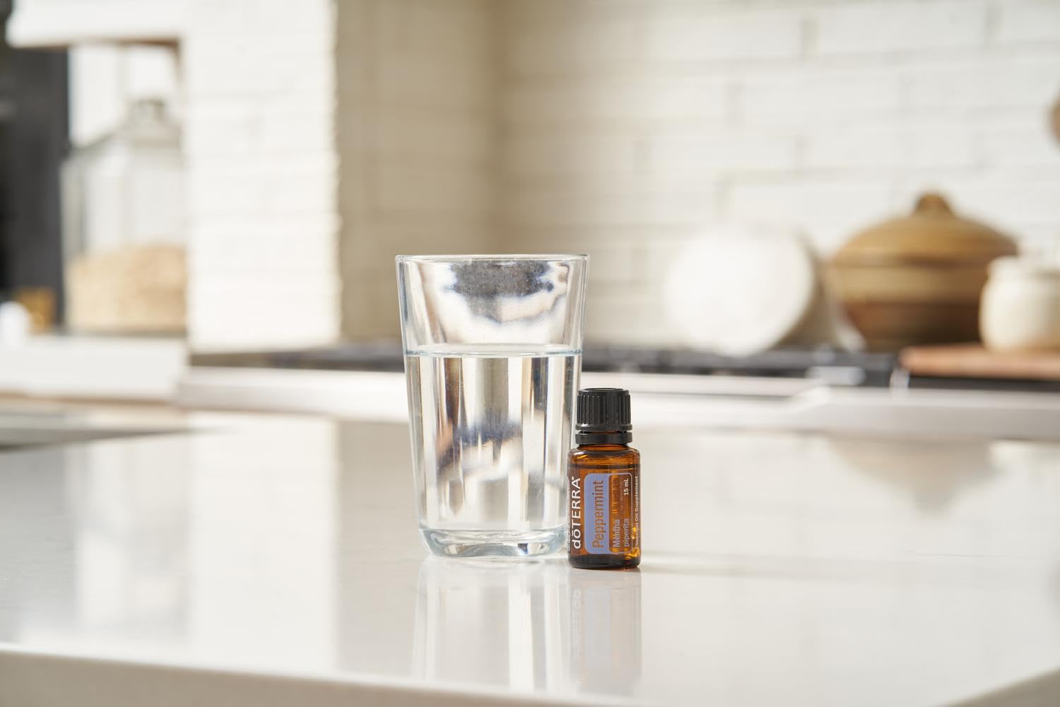 doTERRA peppermint diluted with carrier oil on skin illustrating safe topical use guidance