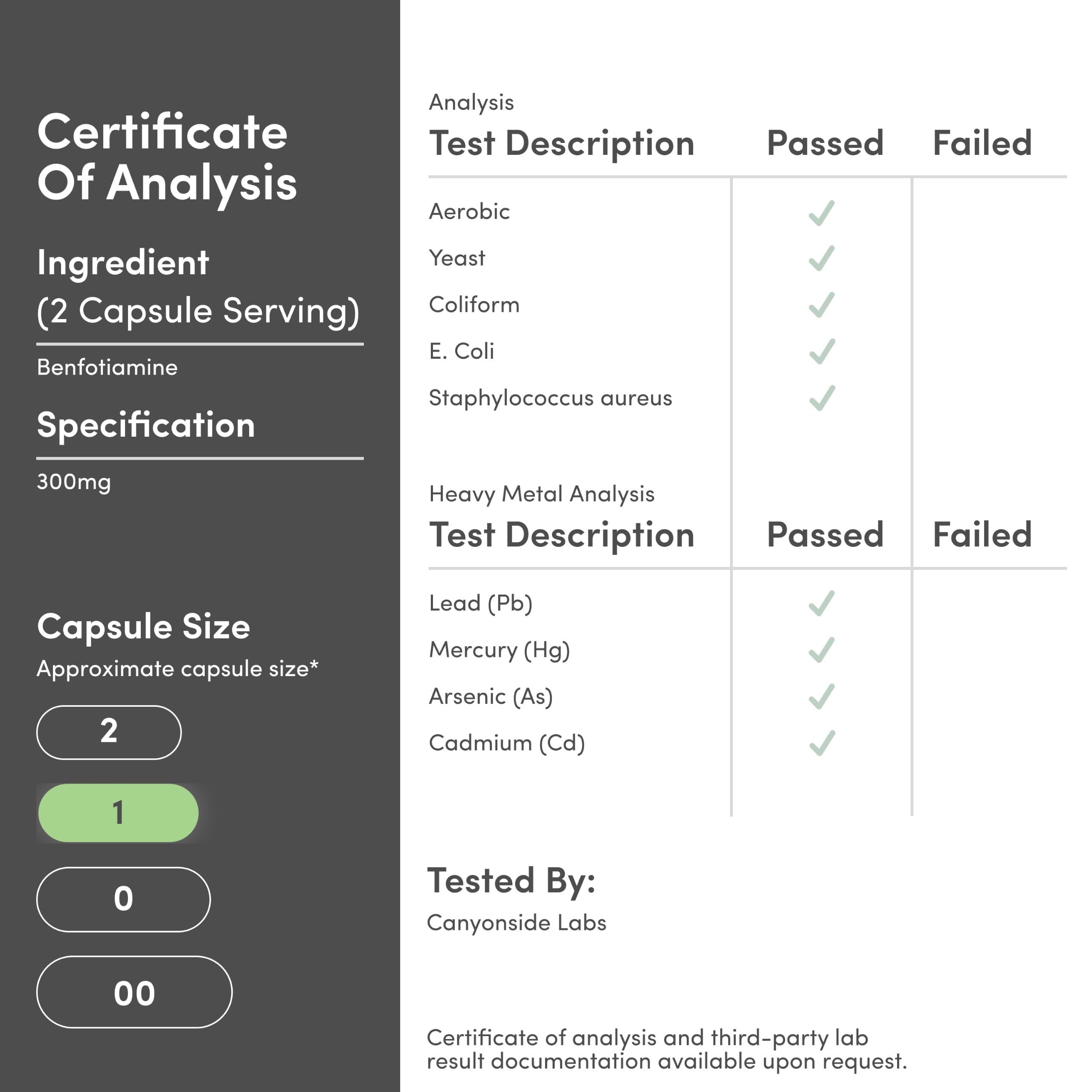 Double Wood supplement facts panel showing ingredient amounts and transparency