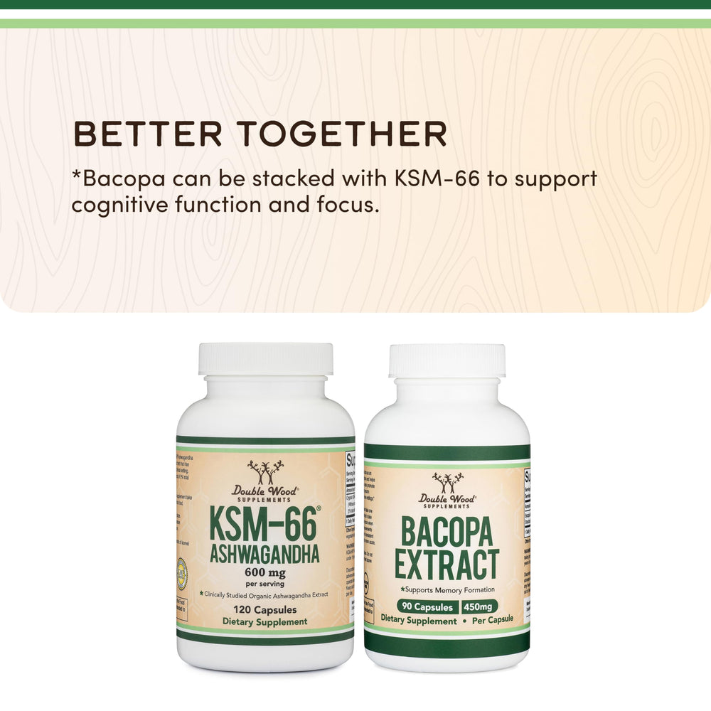 Double Wood product staged in an evening routine to suggest calming pre-sleep support