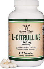 Double Wood Supplements front bottle view showing label and 210-capsule supply benefit