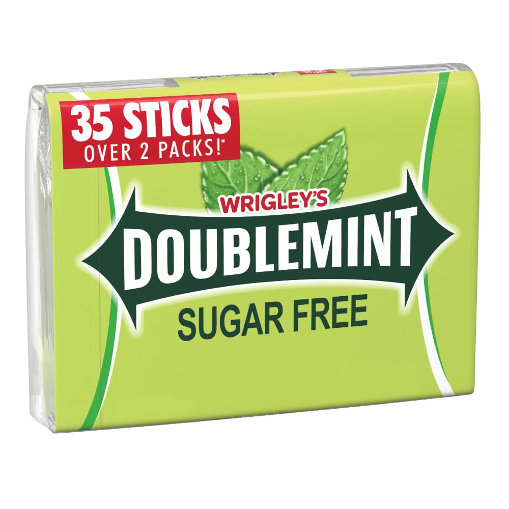 Doublemint open carton with sticks visible for quick portioning