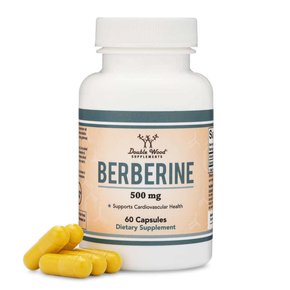 Double Wood Supplements bottle front showing clear single-capsule dosing benefit