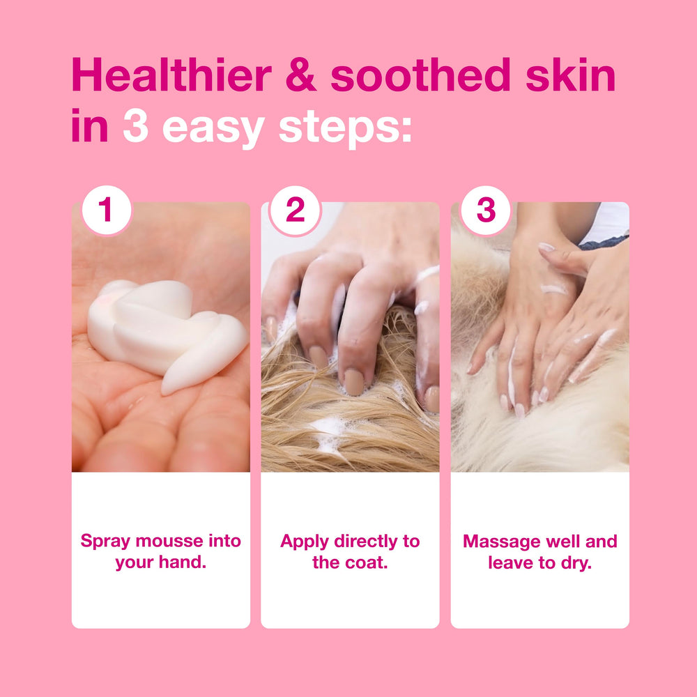 Douxo label closeup highlighting Ophytrium and clean-ingredient benefits