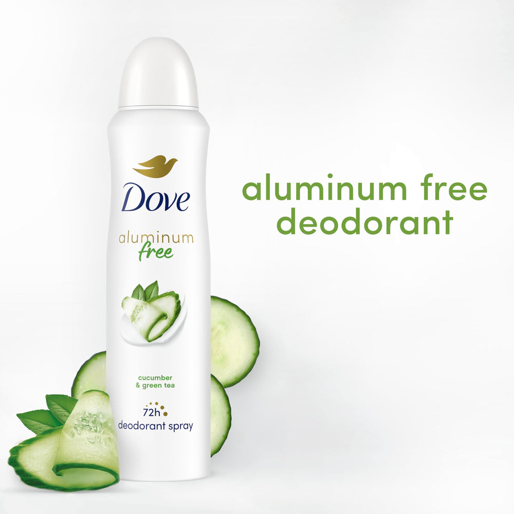 Dove 4 oz can in hand showing compact size and travel convenience