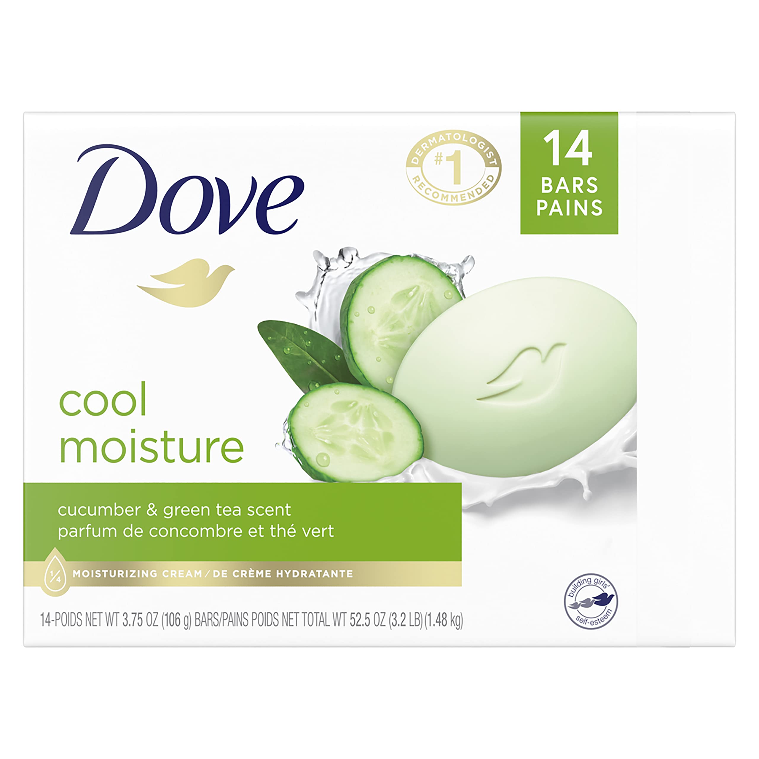 Close-up of Dove bar texture highlighting moisturizing cream for softer skin