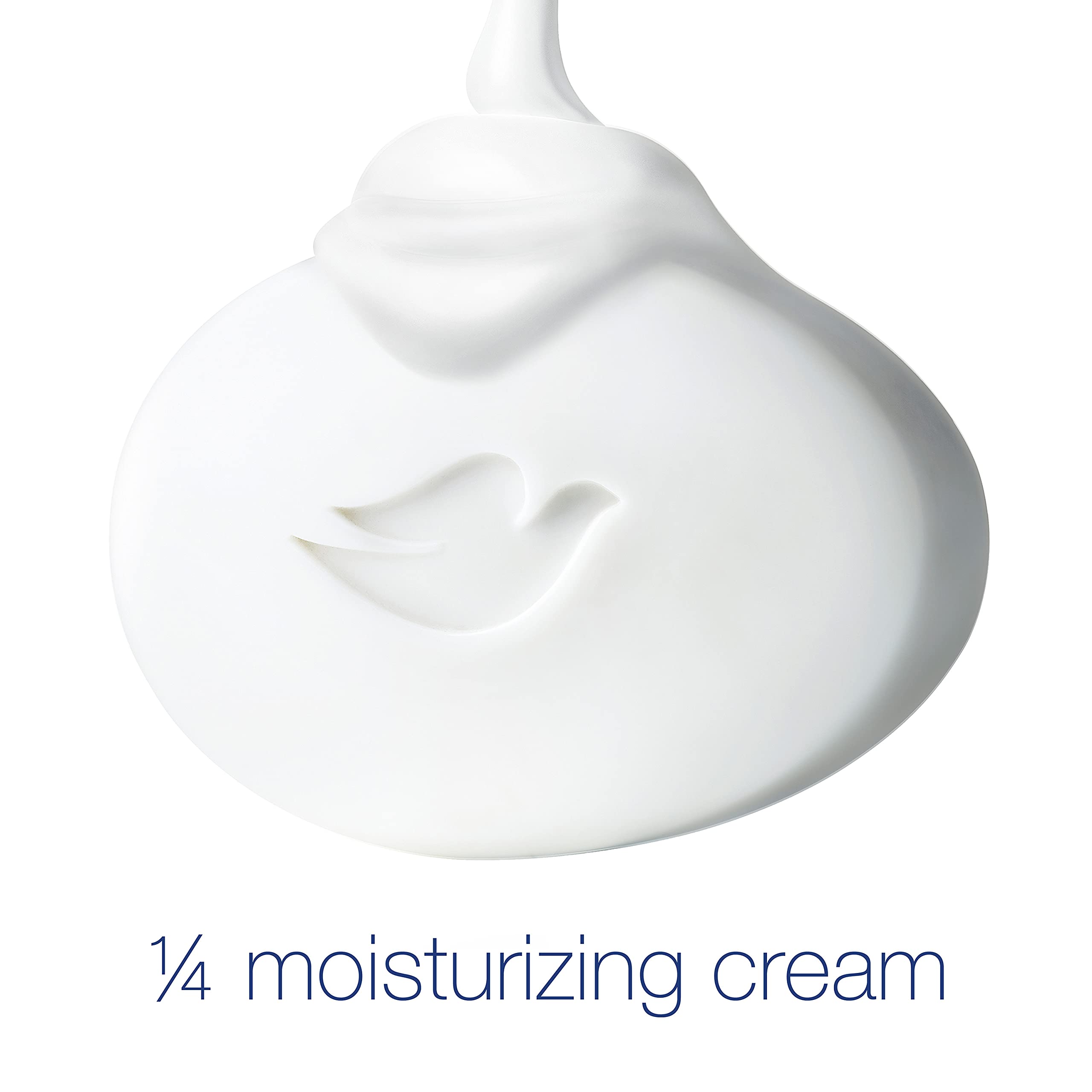 Ingredient label on Dove bar package showing mild cleansers and moisturizers